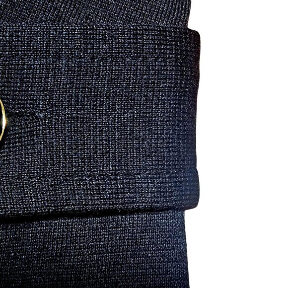 Tory Burch Black Wool Sheath short Dress XS Office Old Money Preppy Chic - Picture 15 of 16